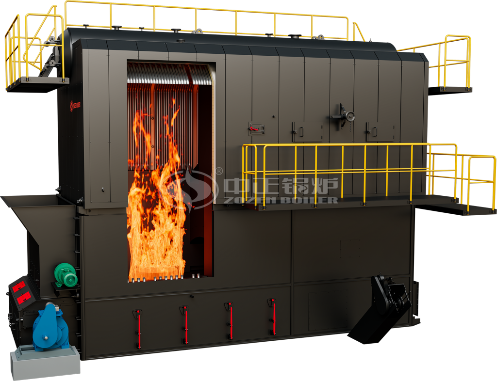 biomass-fired hot water boiler