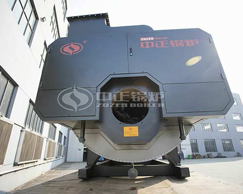 Condensing steam boiler supply