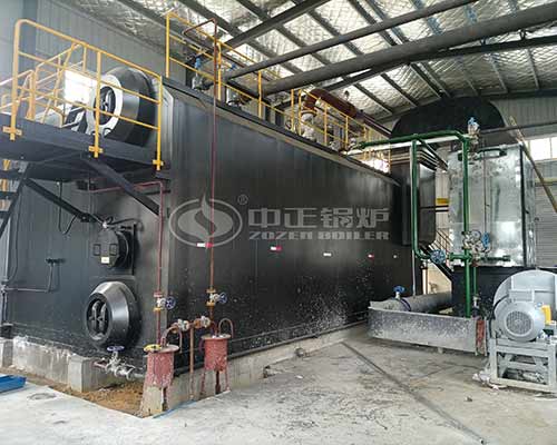 15tph SZS Condensing Gas-fired Steam Boiler