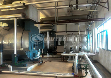 35 ton circulating fluidized bed hot water heating boiler