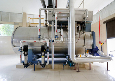 10.5 MW Fire tube hot water boiler