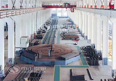 Boiler for the textile industry