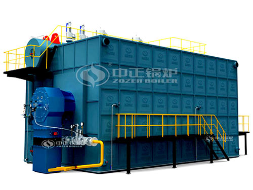 SZS Double Drums Packaged Steam Boiler