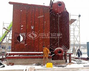 25tph SZS Gas Steam Boiler in Uzbekistan