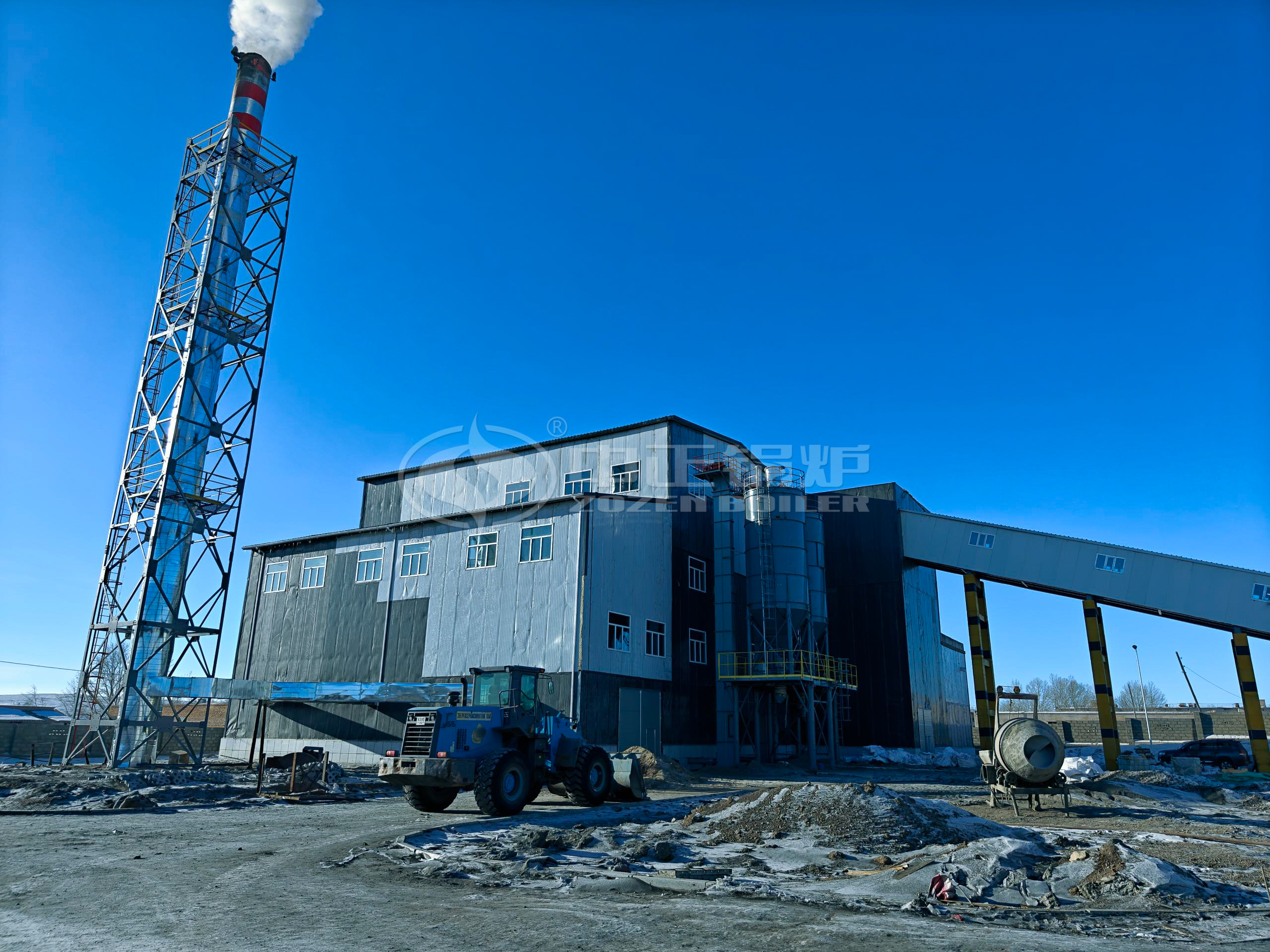 7 MW Coal-Fired Circulating Fluidized Bed Boiler for Heating Industry in Mongolia