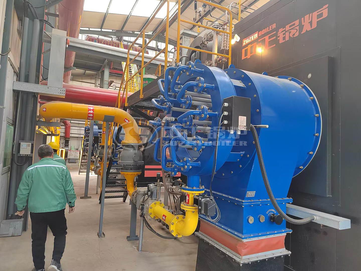 18 TPH SZS Series Gas Fired Steam Boiler for Beverage Industry