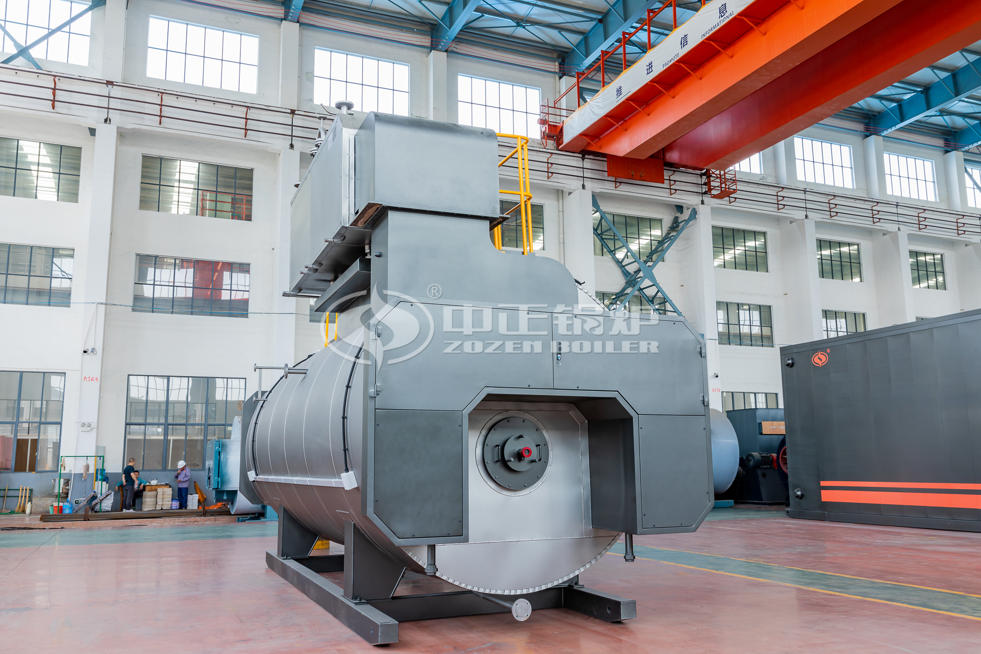 Gas Fired Steam Boiler in Dairy Plant