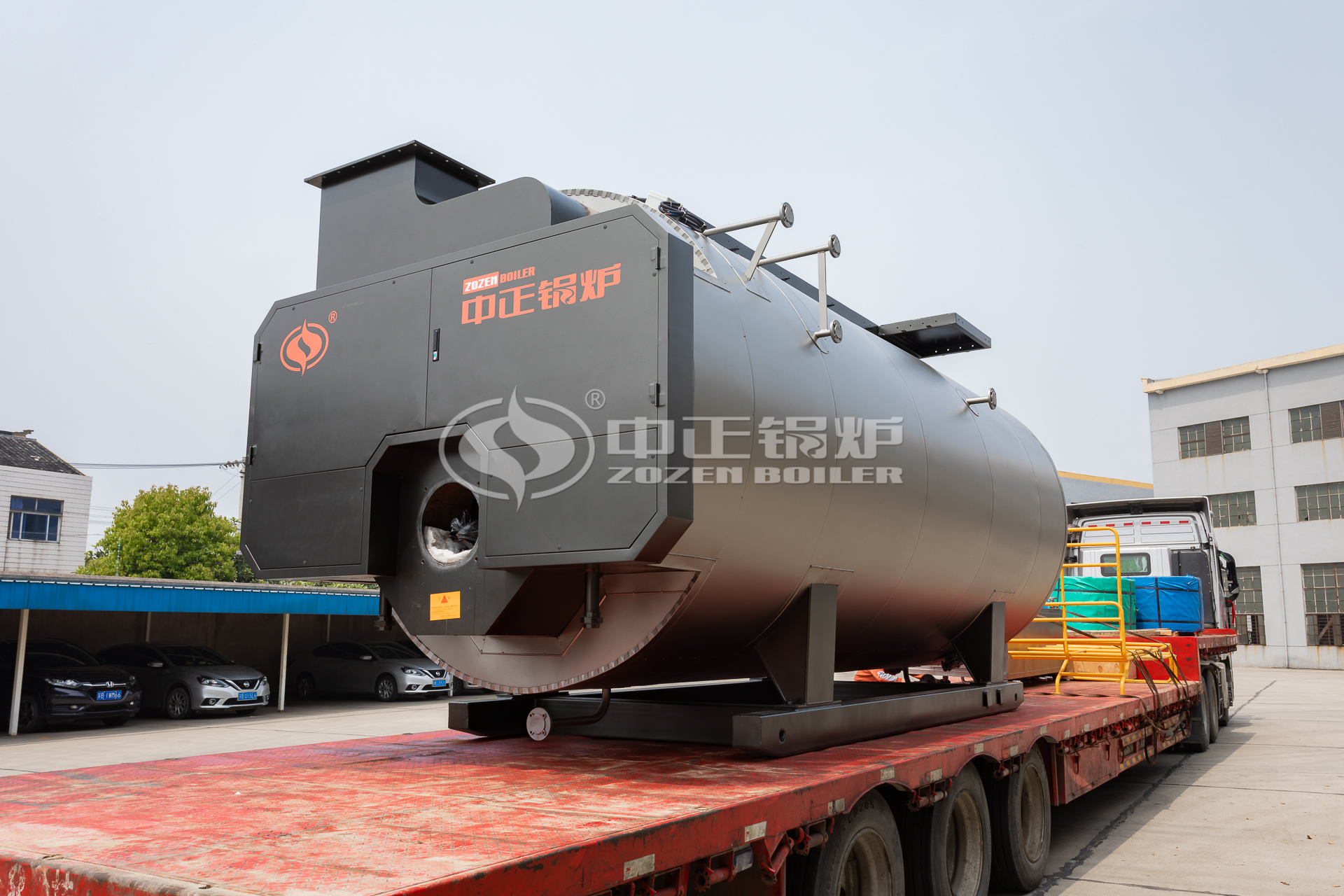 6 Tph Three-pass Gas-fired Steam Boiler for Paper Industry in Venezuela